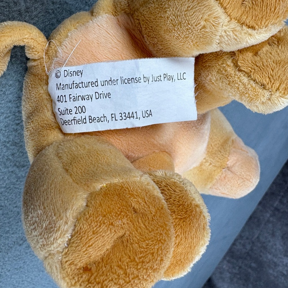 Disney Lion King Nala Plush Stuffed Animal Just Play 7 Inch Tan Lion Cub Toy - Picture 7 of 8